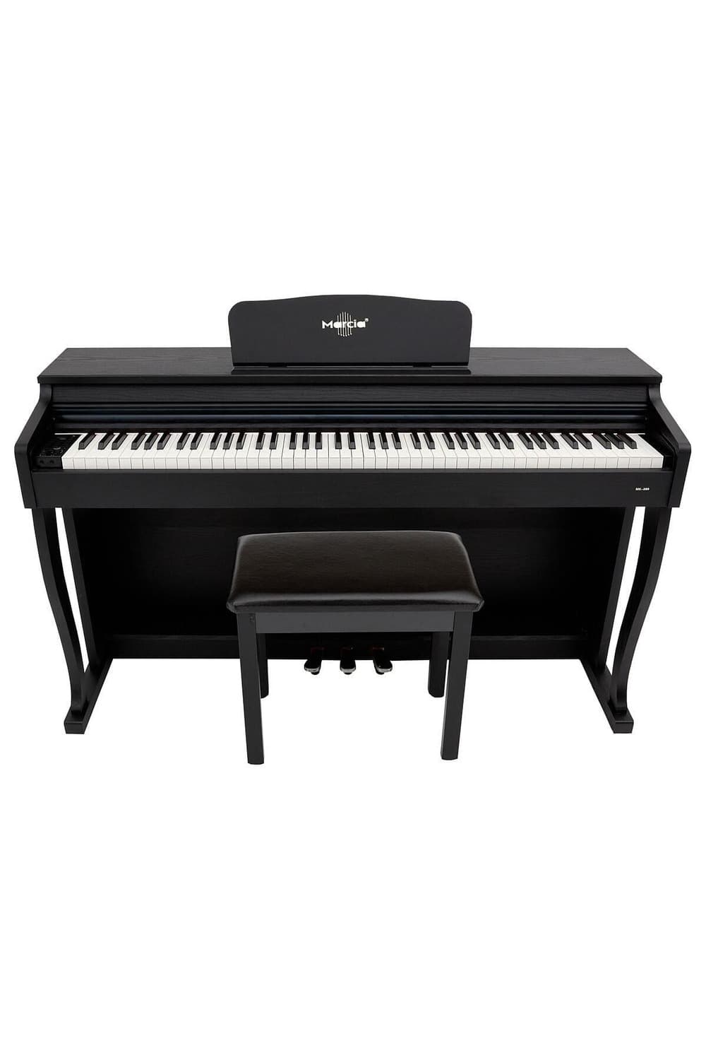 MARCİA MK-880 BK Dijital Konsol Piyano, Bluetooth, Tuş Hassasiyeti, 88 Tuşlu, Kapaklı